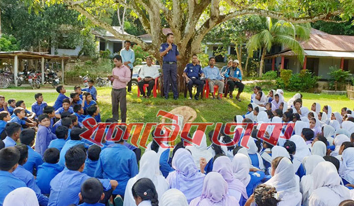 কমলগঞ্জে থানা পুলিশের আয়োজনে সচেতনতামূলক সভা