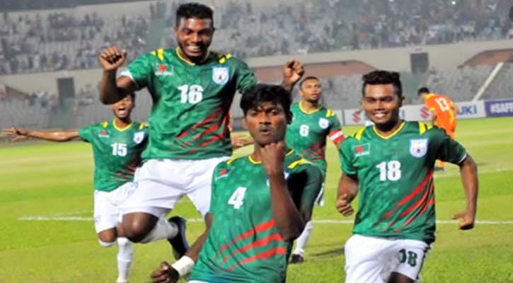 ভারতের বিপক্ষে ১-০ গোলে এগিয়ে বাংলাদেশ