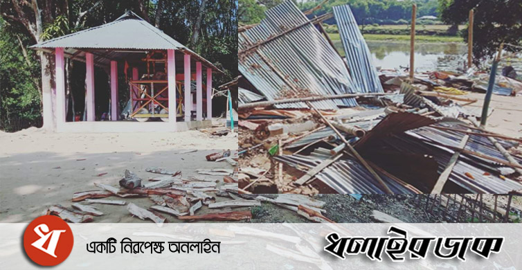 কমলগঞ্জে মন্দিরে ইসকনদের সাথে সনাতনী ধর্মালম্বীদের সংঘর্ষ। আহত-৬