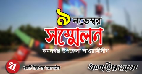 ৯ নভেম্বর কমলগঞ্জ উপজেলা আওয়ামীলীগের সম্মেলন নেতৃত্ব পেতে দেড় ডজন নেতার দৌড়ঝাপ