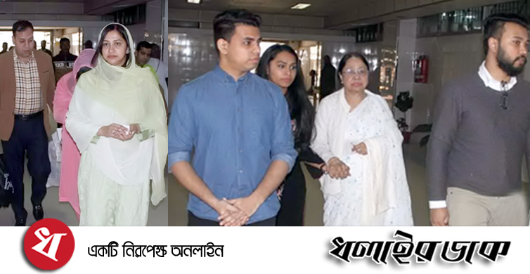 খালেদাকে দেখতে হাসপাতালে স্বজনরা