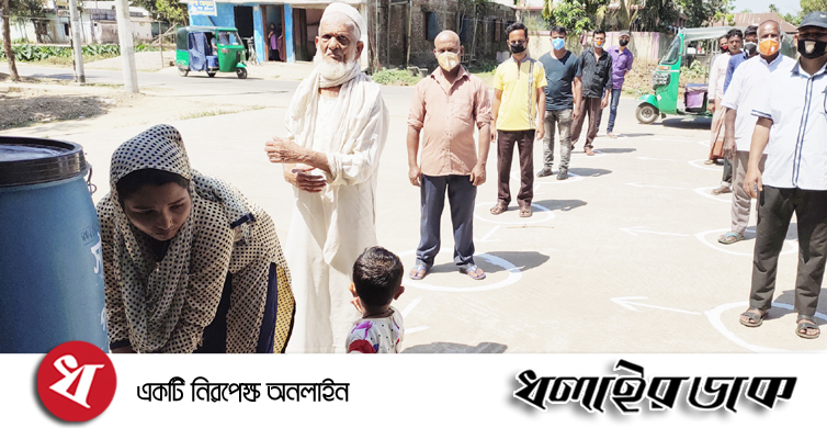 কমলগঞ্জ পৌর এলাকায় ২০টি স্থানে হাত ধৌতের ব্যবস্থা গ্রহণ