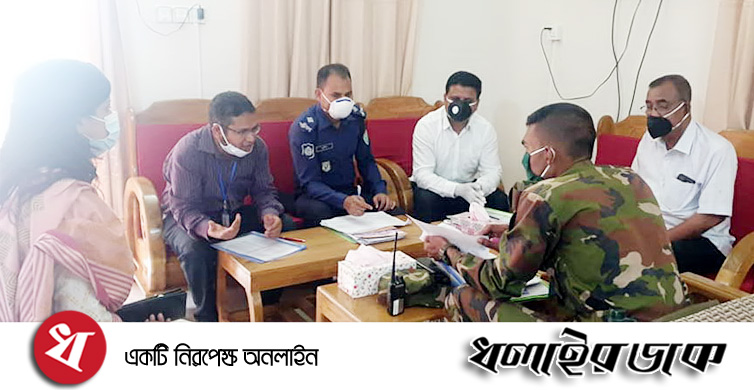 কমলগঞ্জে করোনা প্রতিরোধে সেনা কর্মকর্তার মতবিনিময়