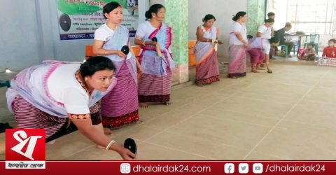 কমলগঞ্জে মণিপুরীদের ঐতিহ্যবাহী ‘কাং’ খেলা অনুষ্ঠিত