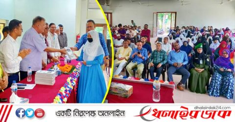 কমলগঞ্জে ১২০জন শিক্ষার্থীর মধ্যে ট্যাব বিতরণ