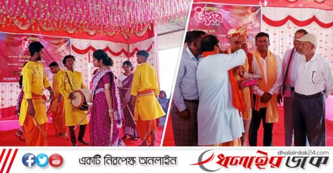 কমলগঞ্জে চা বাগানে বর্ণাঢ্য আয়োজনে ফাগুয়া উৎসবের উদ্বোধন