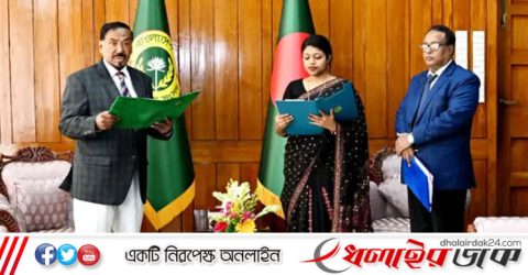 এমপি হিসেবে শপথ নিলেন নুসরাত তাবাসসুম