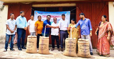 কমলগঞ্জে অভ্যন্তরীণ বোরো ধান-চাল সংগ্রহের উদ্বোধন