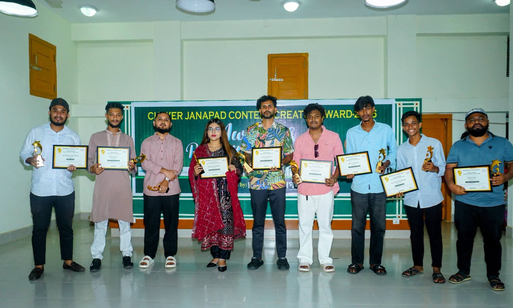 শ্রীমঙ্গলে প্রথমবারের মতো কনটেন্ট ক্রিয়েটরদের কাজের স্বীকৃতি ও সম্মাননা