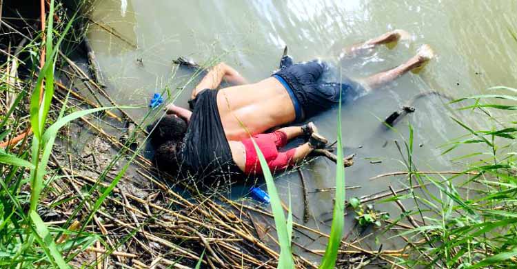 যুক্তরাষ্ট্রে ঢুকতে গিয়ে বাবা-মেয়ের নির্মম মৃত্যু