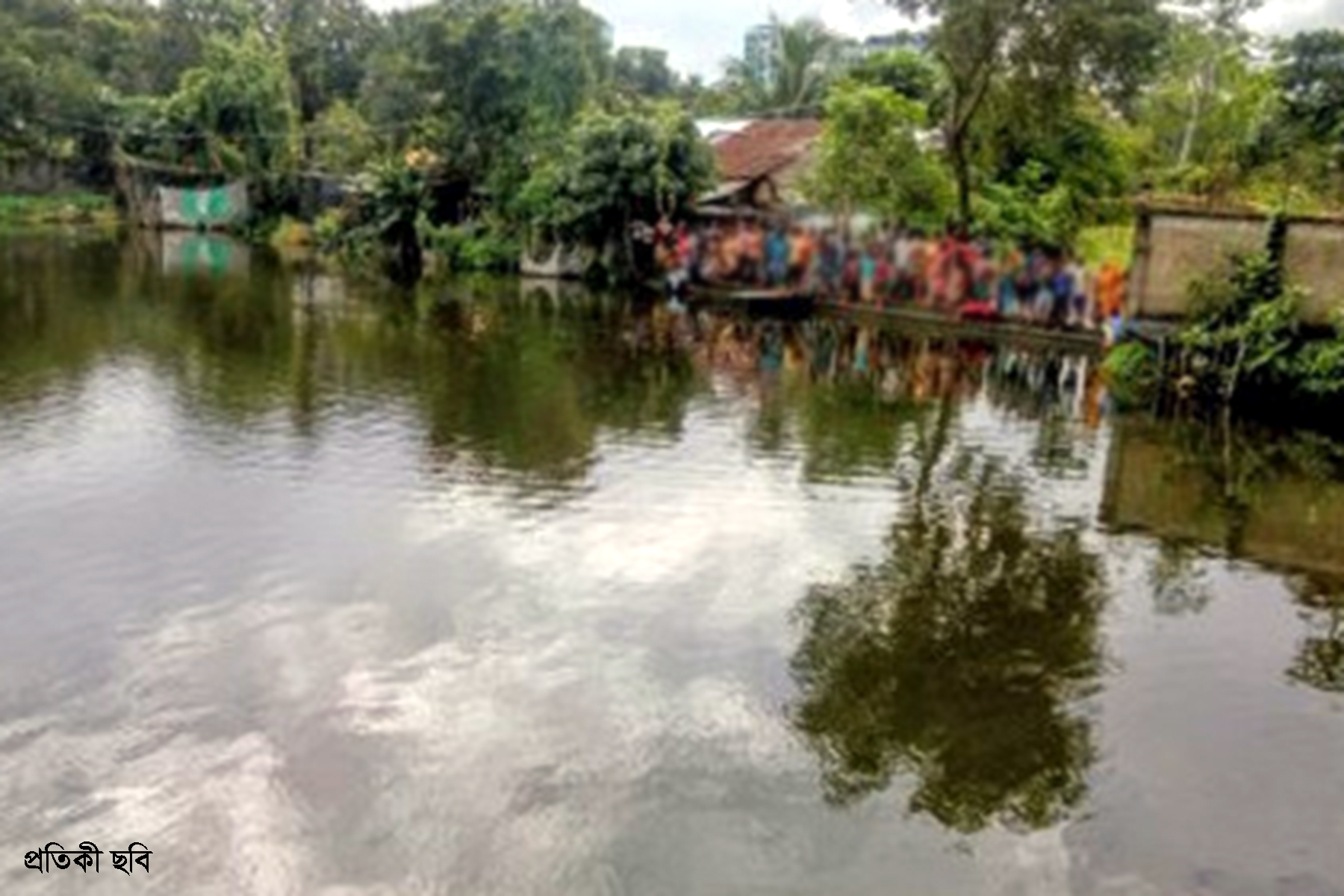 পুকুরে গোসল করতে গিয়ে পানিতে ডুবে ভাই-বোনের মৃত্যু