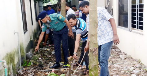 পরিচ্ছন্নতা অভিযানে ৫০ হাজার পুলিশ