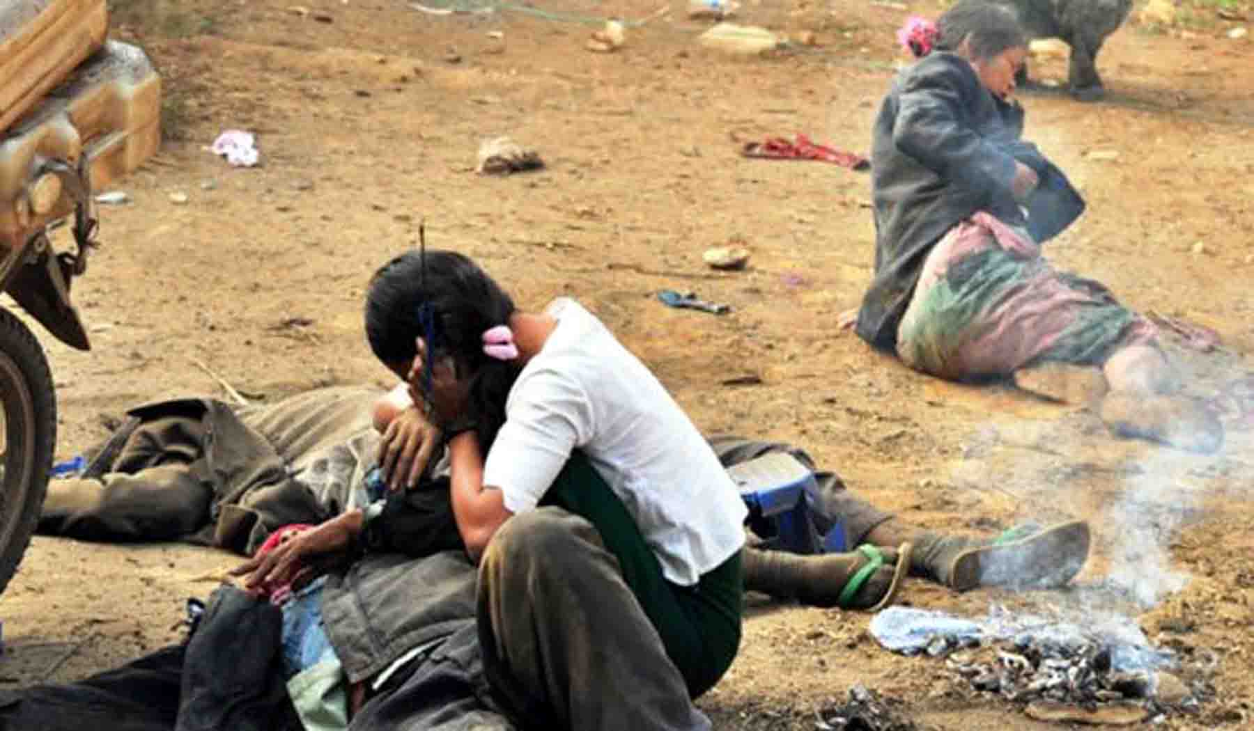 মিয়ানমারে মর্টার শেলের হামলায়, শিশুসহ নিহত ৫