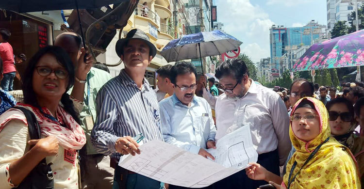 উত্তরায় রাজউকের অভিযান : ১৩ লাখ টাকা জরিমানা