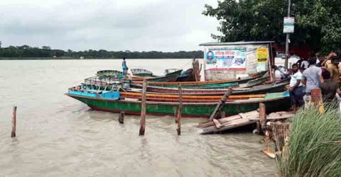 ঝালকাঠিতে সুগন্ধা ও বিষখালী নদীর পানি বৃদ্ধি, নিম্নাঞ্চল প্লাবিত