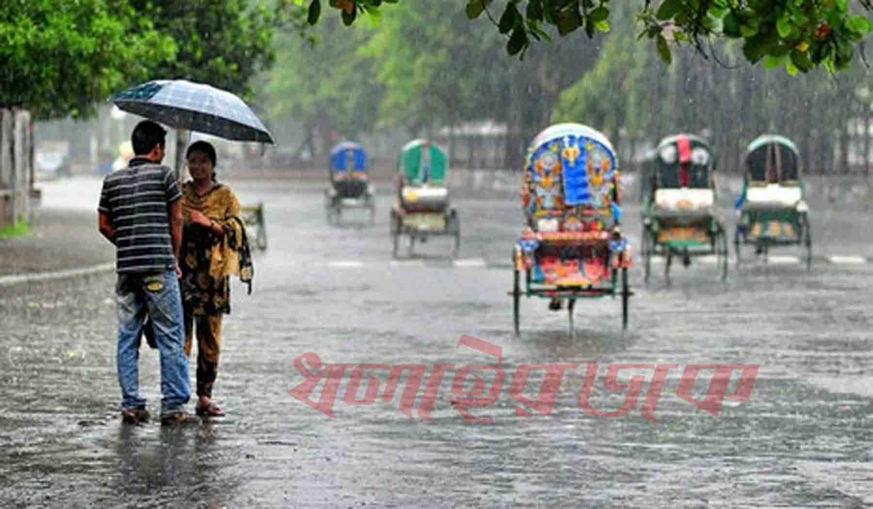 বৃষ্টি হতে পারে সোমবারও