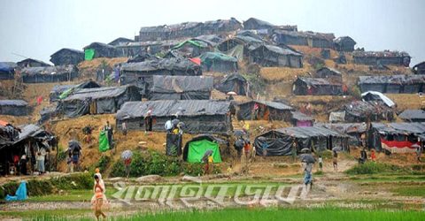 টেকনাফের রোহিঙ্গা ক্যাম্পে পুলিশকে লক্ষ্য করে গুলি