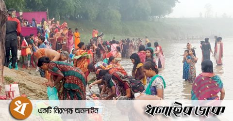 গঙ্গাদেবীর আরাধনার মধ্যদিয়ে কমলগঞ্জে  চা শ্রমিকদের ১৯ তম কাত্যায়নী পূজা সম্পন্ন