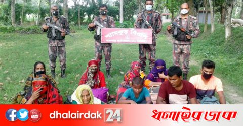 ভারত থেকে বাংলাদেশে অনুপ্রবেশের সময় ৩৬ জন গ্রেফতার