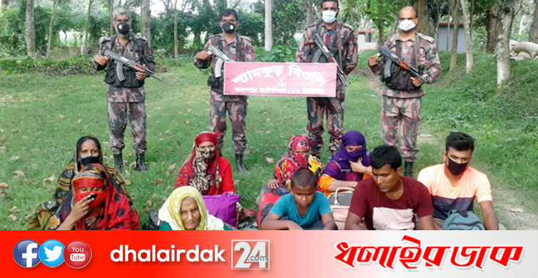 ভারত থেকে বাংলাদেশে অনুপ্রবেশের সময় ৩৬ জন গ্রেফতার