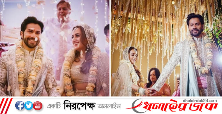 ১৪ বছরের প্রেমের পর সেই বান্ধবীকে বিয়ে করলেন বরুণ