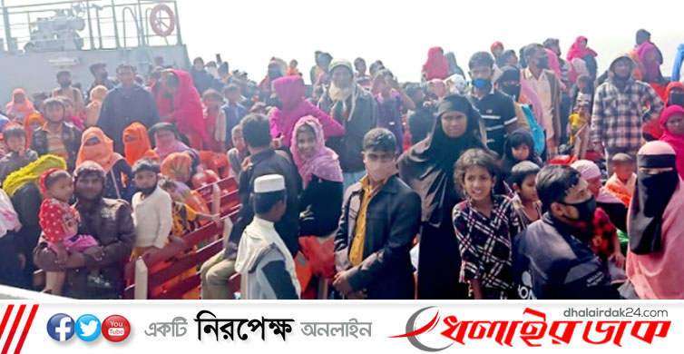 পঞ্চম দফায় ভাসানচরে যাচ্ছেন আরও তিন হাজার রোহিঙ্গা