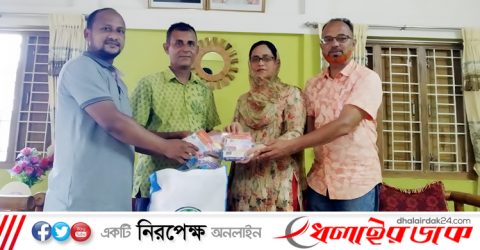 কমলগঞ্জ প্রেসক্লাব পেলো মৌলভীবাজার জেলা পরিষদের করোনা সুরক্ষা সামগ্রী