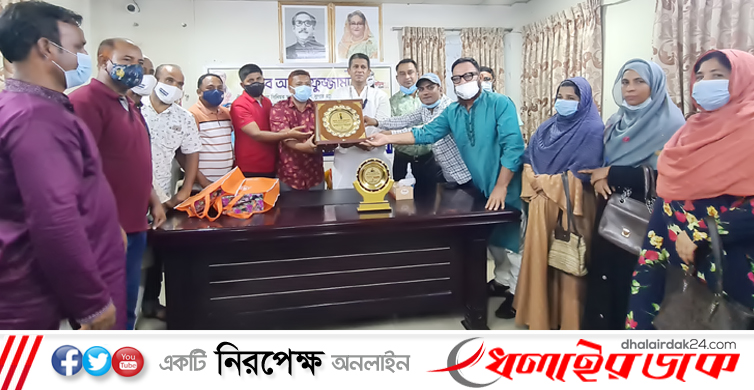 পদোন্নতি প্রাপ্ত মৌলভীবাজারের এএসপিকে বিদায় সংবর্ধনা