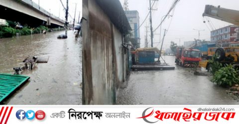 দুই ঘণ্টার বৃষ্টিতে তলিয়ে গেল চট্টগ্রাম