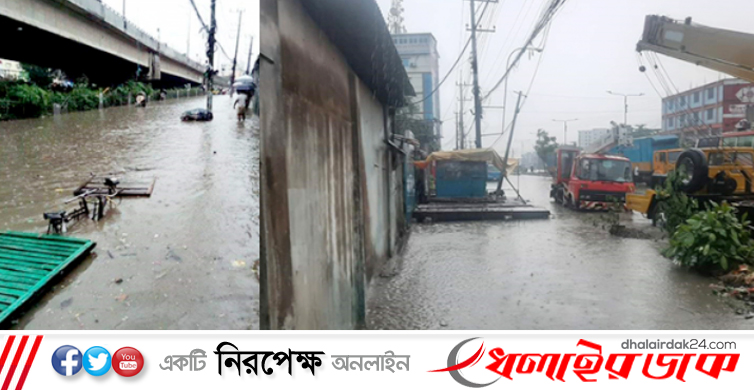 দুই ঘণ্টার বৃষ্টিতে তলিয়ে গেল চট্টগ্রাম