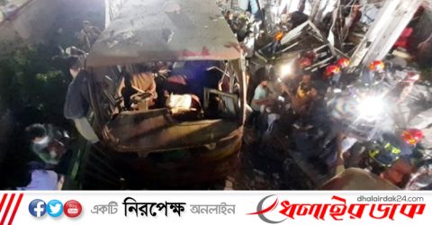মগবাজারে ভয়াবহ বিস্ফোরণে নিহত বেড়ে ৬
