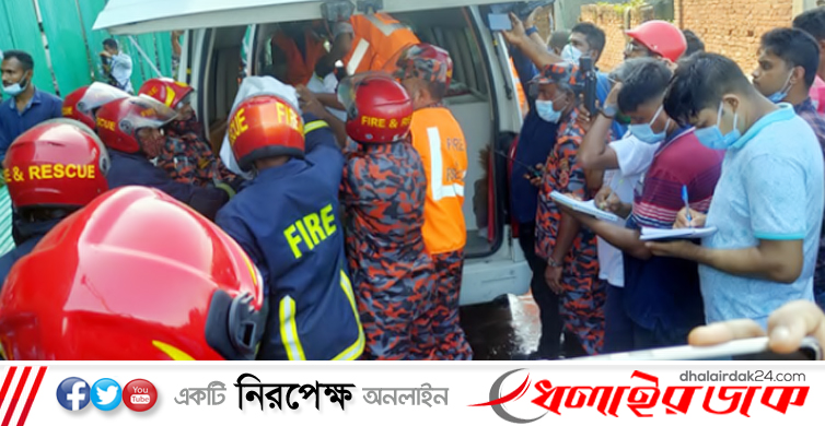 নারায়ণগঞ্জের কারখানায় আগুনে ৫০ শ্রমিকের মৃত্যু: ফায়ার সার্ভিস