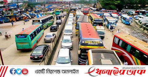 আজ থেকে চলছে শতভাগ গণপরিবহন