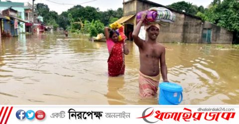 পশ্চিমবঙ্গে বন্যায় মৃত ২৩, পানির নিচে লাখ-লাখ হেক্টর কৃষিজমি