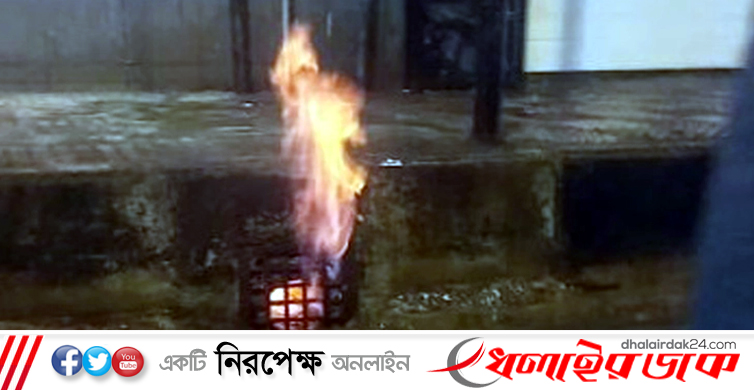 বনানীতে গ্যাসলাইনে আগুন, নিয়ন্ত্রণে ২ ইউনিট
