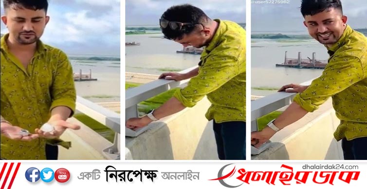 পদ্মা সেতুর নাট-বল্টু খোলা যুবক আটক