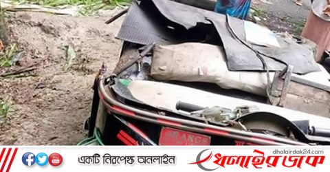 চলন্ত গাড়িতে গাছ পড়ে মাদরাসার শিক্ষক নিহত, আহত ৪