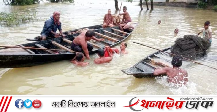 পূজার অঞ্জলি দিতে যাওয়ার পথে নৌকাডুবে দুজনের মৃত্যু