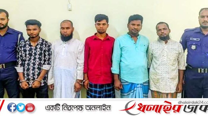 ভোলাগঞ্জে পাথর লুটের ঘটনায় গ্রেপ্তার ৫