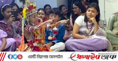 ইতালিতে কমলগঞ্জের শিশু শিল্পীর শ্রীকৃষ্ণ নৃত্যে মুগ্ধ দর্শকরা