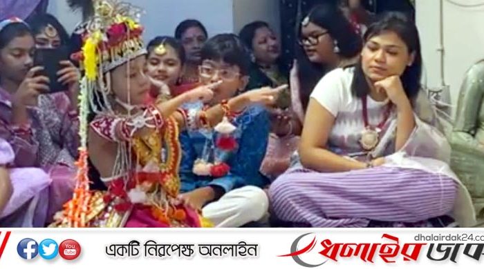 ইতালিতে কমলগঞ্জের শিশু শিল্পীর শ্রীকৃষ্ণ নৃত্যে মুগ্ধ দর্শকরা