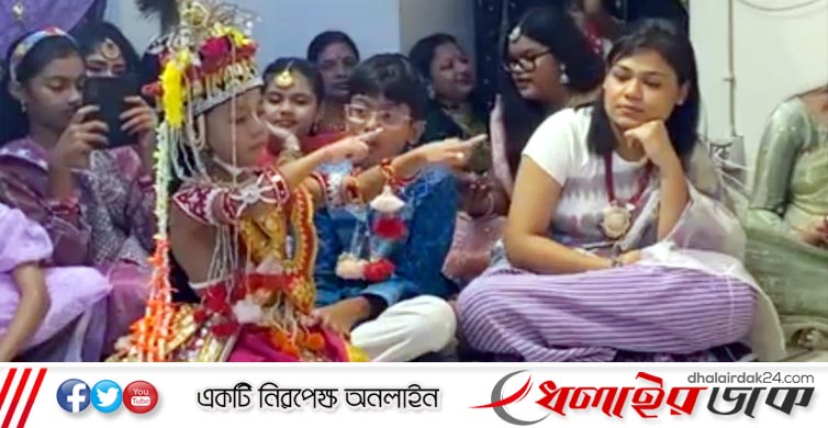 ইতালিতে কমলগঞ্জের শিশু শিল্পীর শ্রীকৃষ্ণ নৃত্যে মুগ্ধ দর্শকরা