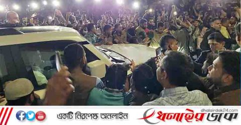 নাহিদের বাসার পথে তারেক রহমান