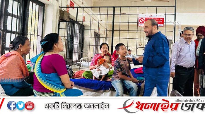 দায়িত্ব গ্রহণের পর প্রথম দিনেই হাসপাতাল পরিদর্শনে সংসদ সদস্য