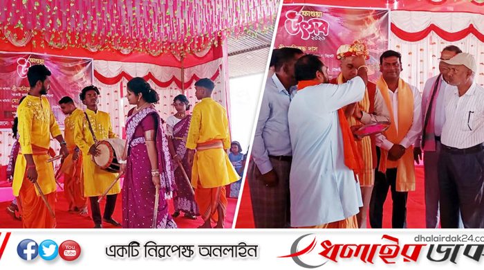 কমলগঞ্জে চা বাগানে বর্ণাঢ্য আয়োজনে ফাগুয়া উৎসবের উদ্বোধন