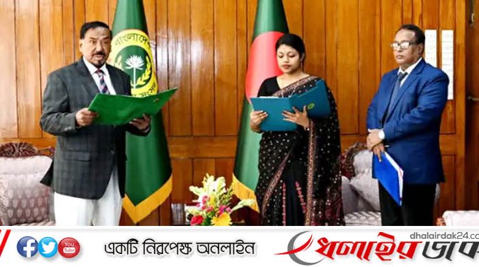 এমপি হিসেবে শপথ নিলেন নুসরাত তাবাসসুম