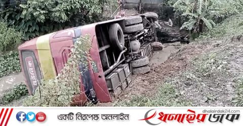 হবিগঞ্জের বাহুবলে দুই বাসের মুখোমুখি সংঘর্ষে নিহত ২