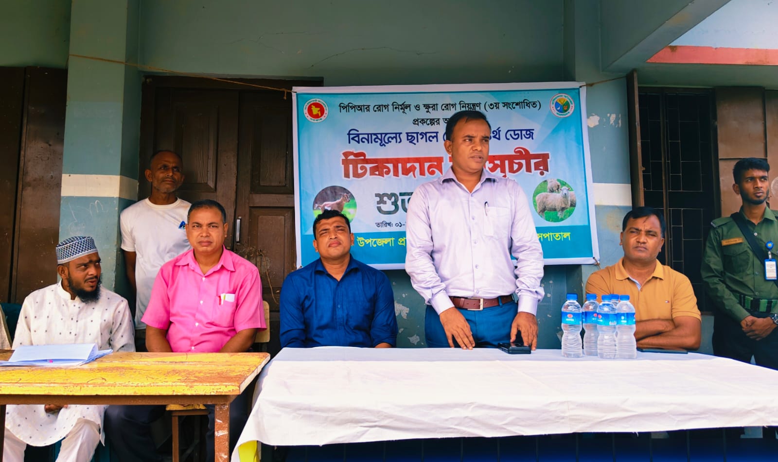 কমলগঞ্জে বিনামূল্যে ছাগল ও ভেড়ার পিপিআর টিকাদান কর্মসূচীর উদ্বোধন