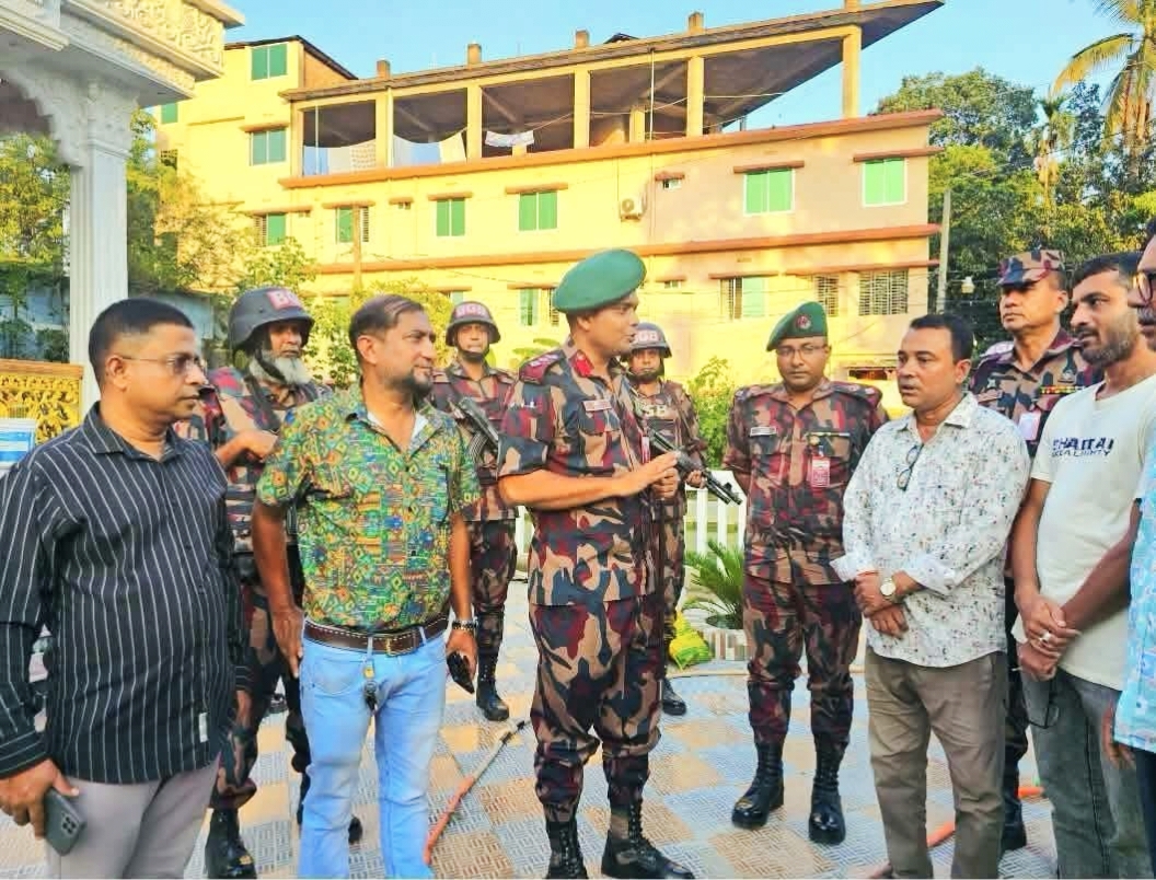 শ্রীমঙ্গলে নির্বিঘ্ন পূজা উদযাপনে ১২ প্লাটুন বিজিবি মোতায়েন